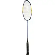 Champion Sports Heavy Duty Steel Shaft & Frame Badminton Racket - Leather Grip