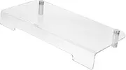 Monitor Stand with Storage Organizer Durable Base Ergonomic Height Desktop Riser for Laptop Printer and Accessory Organization