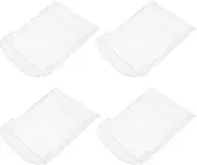 EMSea 4Pcs Lithium Battery Dust Cover Battery Protective Cover Compatible with Dewalt 18V/20V Li-Ion DCB180 DCB182 DCB184 DCB200 DCB201 Models, Clear