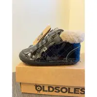 在飛比找蝦皮購物優惠-Old soles  全新！貝福鞋 冬季款 黑亮皮 (尺寸：