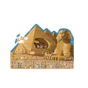 205pc Sassi Junior Ancient Egypt Educational Puzzle & Book Set Jigsaw Kids 6y+