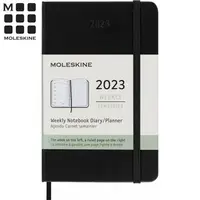 在飛比找蝦皮商城優惠-MOLESKINE 2023週記手帳12M硬殼P黑【金石堂】