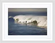 Sport Surfing Surf Surfer Ocean Wave Sea Cool Framed Wall Art Print