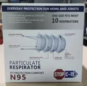 Box N95 NIOSH Certified Working, Particulate Respirator, Filter Mask