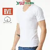 在飛比找遠傳friDay購物優惠-BVD 100%純棉羅紋U領短袖衫(美國棉) M~XL 親膚