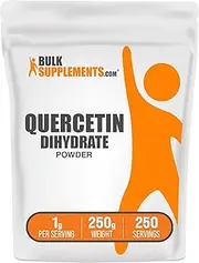 [BulkSupplements] com Quercetin 500mg Dihydrate - Immune System Vitamins - Clear Skin Supplement - Quinine Supplement - Vegan Supplement - Antioxidants Supplement - Fisetin 500mg (250 Grams - 8.8 oz)