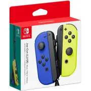 Nintendo Switch Joy Con Blue and Neon Yellow Pair