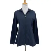 Dunning Golf Jacket Womens M Medium Navy Lightweight Filled Primaloft *LOGO