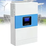Hybrid Pure Sine Wave Inverter 3500w/5500w Solar Hybrid Inverter 24V/48V-230V High Frequency Solar Inverters Built In Solar Controller with WiFi Module,for No Power or Unstable Power Supply,3500W-24V-220V