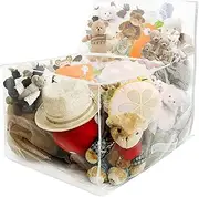 Clear Stuffed Animal Bean Bag Storage Chair, Waterproof Bean Bag Cover for Plush Toys, Plush Animal Toys Storage Chair, PVC Plushs Toys Storage, Creative Zipper BeanBags for Organizing Bedroom.