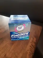 Fixodent Denture Cleanser System with ProGuard w 8 Tablets New