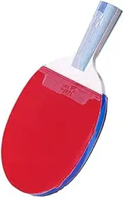 Ping Pong Paddles Table Tennis Bat with Carbon Fibre Technology for Increased Control, Spin & Power Performance-Level Ping Pong Bat with Premium Protector ZSMMFDB (Size : Short Handle)