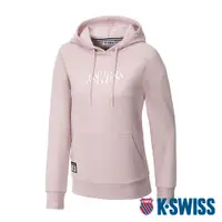 在飛比找PChome24h購物優惠-K-SWISS Hoodie 連帽上衣-女-粉紅