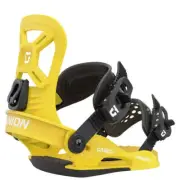 Union Cadet KIDS XS Snowboard Bindings Electric Yellow NEW