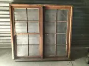 Victorian style Large Double Hung Sash Timber Window with Fixed pane NEW