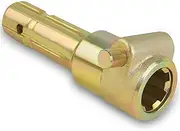 ZenithAur PTO Extender Adaptor, 1 3 / 8in 6 Spline Male & Female, Trustworthy PTO Shaft Extension for Tractor, Ideal for Agricultural Use