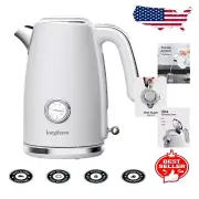 Elegant Cordless Electric Kettle - 1.8 Quart with Fast Heating & Safety Features