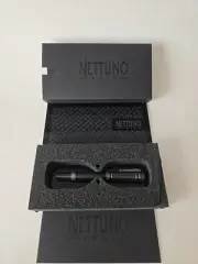 Nettuno 1911 Black Sands Ruthenium Fountain Pen Medium New w/ Box