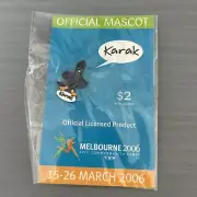 Karak Official Mascot Badge Pin Karak 2006 Melbourne Commonwealth Games