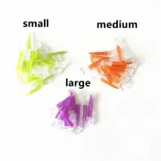 1Box Dental Clear Wedges Silicone Diastema Wedge Soft Tissue Better Light Cure