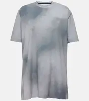 [Loewe] Loewe x On logo tie-dye jersey T-shirt UK 14 grey