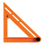 Swanson TOSB01 ABS Composite Orange Folding Square 10-1/4 L x 2-1/4 W in.