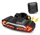 MTB Bicycle Bike Tail Light 160 Lumens LED USB Rechargeable Auto Adjusts Light