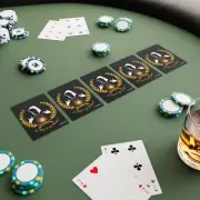 Poker Cards Set, Go Big or Go Home, Game Night, Party Props, Luxury Poker Set