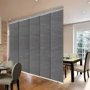 Panel Track Sliding Vertical Blinds 36-153"W (3-7 Panels) - Spotted Metal