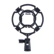 Shock Mount Holder Studio Recording Bracket For Large Mic Clip Black