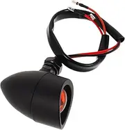 Retro Motorcycle LED Turn Signal Light Fit Decorative Lamp Bright Illumination Vintage Design Weatherproof Motorbike Part for Enhanced Visibility