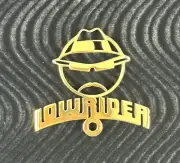 LOWRIDER HEAD MAN CUSTOM MADE PLAQUE 3/8 AXLE LOWRIDER WHEEL GOLD.