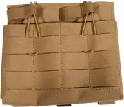 Grey Ghost Gear 1051-14 Double 7.62 Mag Pouch Laminate - Coyote Brown