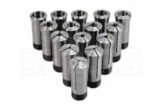 15 Pcs 1/8" ~ 1" x 16ths Precision 5C Collet Set .0006" TIR Certificate New #[