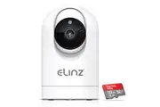 Elinz 1080P WiFi IP Auto Tracking Security Camera HD Wireless Pan Tilt CCTV Alexa Echo Google Home Compatible 32GB