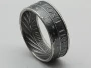 Don’t Tread On Me 1/2oz Silver Coin Ring NRA 2nd Amendment Live Free Or Die