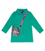 [Marc Jacobs Kids] Marc Jacobs Kids Printed cotton-blend coat Y 12 green