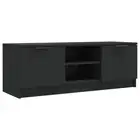 Tv Cabinet Black 102X35x36.5 Cm Engineered Wood Wood TV Stands & Entertainment U