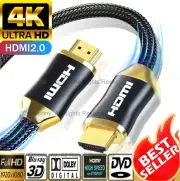 Premium HDMI Cable V2.0 4K 2160P Ultra HD 3D High Speed Braided Ethernet HEC ARC