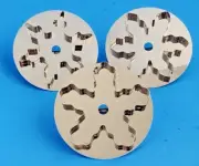 3 SNOWFLAKE CHRISTMAS FLAT BACK METAL COOKIE CUTTERS W/RAISED HANDLES NWOT