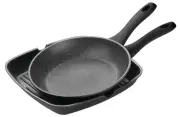 Pyrolux Pyrostone 2pc Cookware Set Black