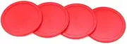 Hockey Handles Paddles Ice Hockey Air Hockey Table for Hockey Cards Mini Air Hockey Pucks Street Hockey Puck Tabletop Hockey Table Air Hockey Puck Block Hockey Goal Red