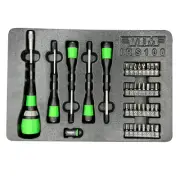 IRS100 VIM Tools 39 Piece Interchangeable Ratcheting Screwdriver Master Set
