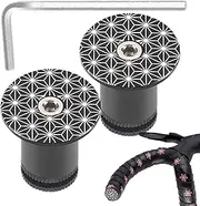 Bar End Plugs - Adjustable Aluminum Alloy Bar Ends | Motorcycle Accessories For Road Cycling Sports Fitness Riding Commuting Camping