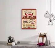 LOVELY BBQ TASTY POSTERS high quality Canvas painting Home decor