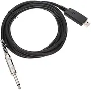 Kisangel to Instrument Cable Flexible Guitar Connection Cord for Electric Guitar Durable and Easy to Carry for Recording and Live Performance