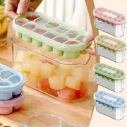 Ice Cube Tray with Lid and Bin, Easy Out Silicone Ices Cubes Trays ﻿ G7J3