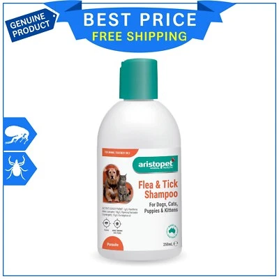 Aristopet Flea & Tick Shampoo For Dogs And Cats 250 Ml