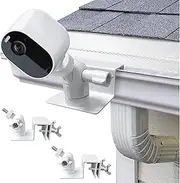 Gutter Mount for Eufy, Wyze, Google Nest, Arlo, Simplisafe, Ring Stick up Cam/Pro, Wyze Cam v3 Pro, Compatible with Any Security Camera and Solar Panel with 1/4 Screw (Not for Ring Solar)
