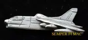 A-7D CORSAIR LAPEL HAT PIN UP US NAVY AIR FORCE PILOT CREW WING VET BIG "D" GIFT